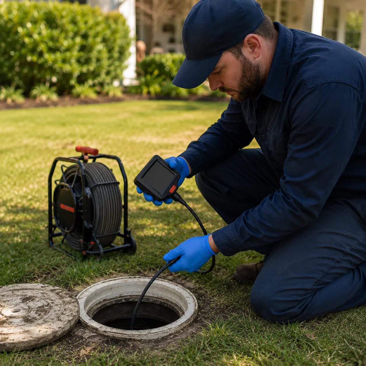 Annual septic inspection and diagnostic in Kingsville Ontario